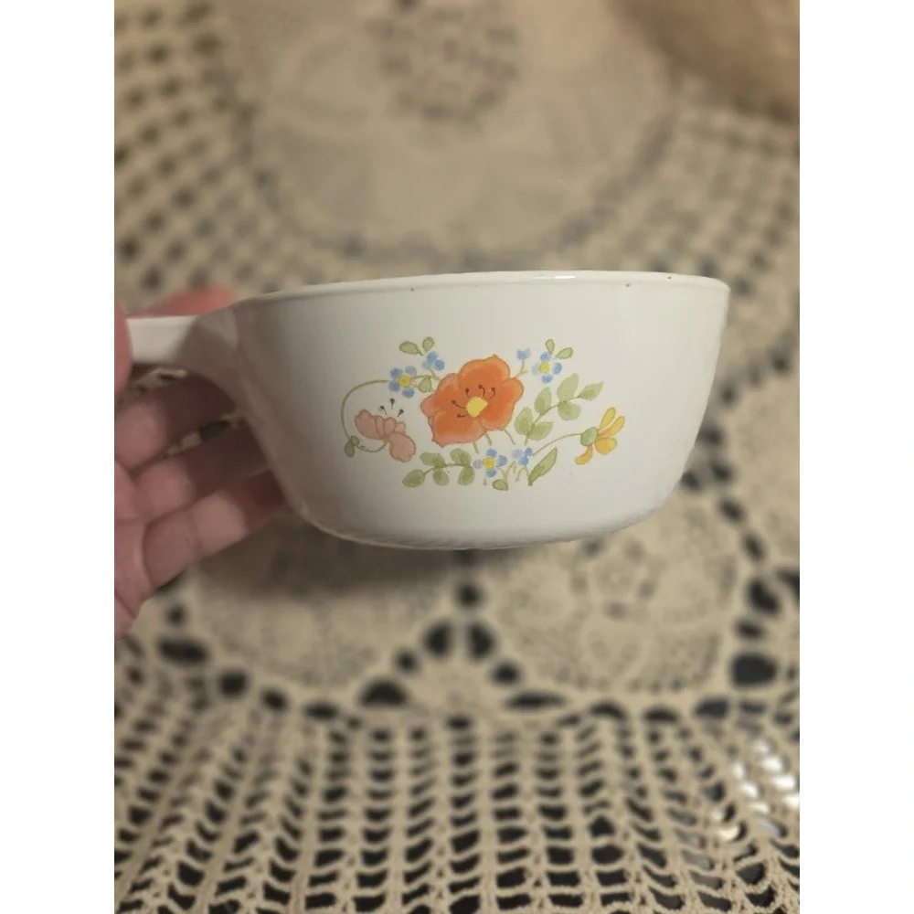 Vintage Corning Ware Wildflower Saucepan